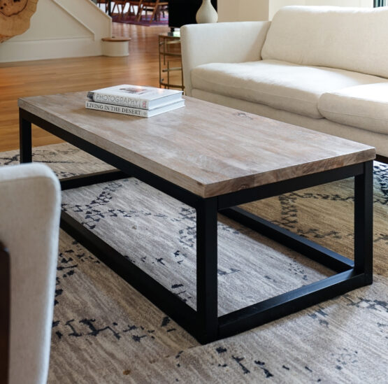 grey coffee table