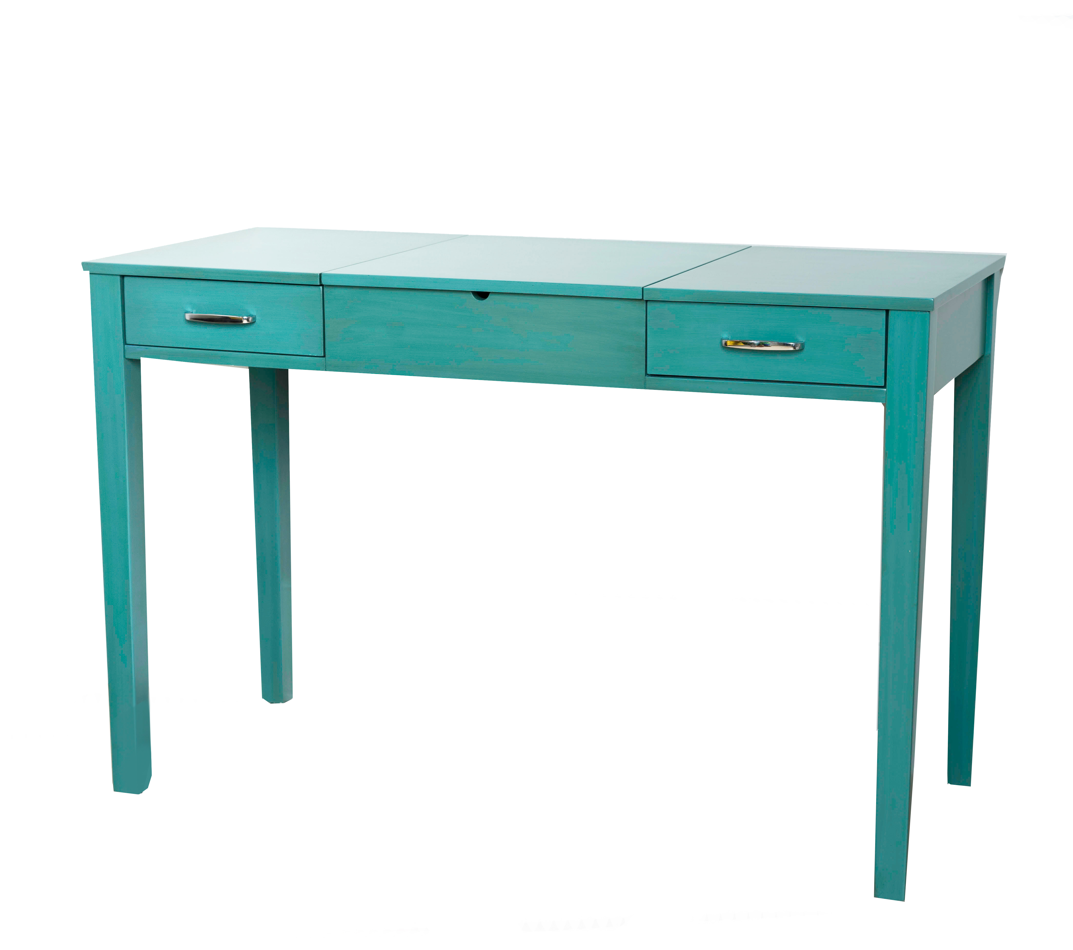 Ainsley Vanity Desk ~ Turquoise - Posh Pollen